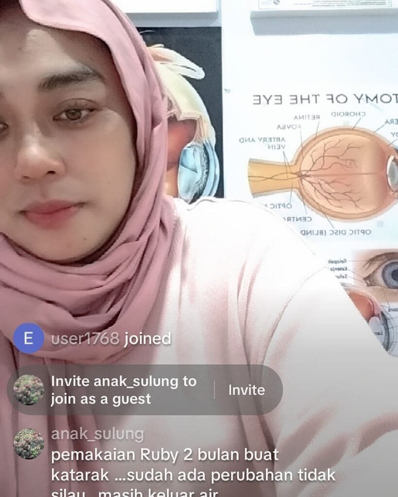 dengan moroxxo tidak silau lagi pengelihatan